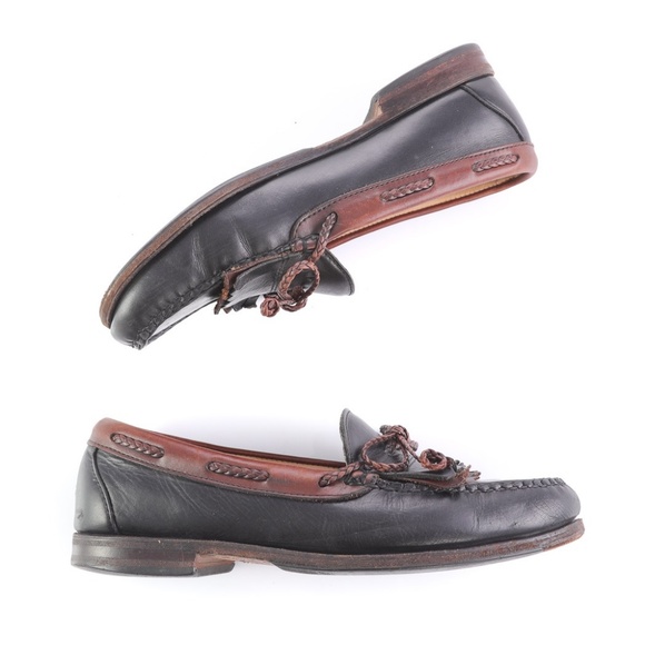 Allen Edmonds Woodstock Moc Kiltie Tassel Loafers